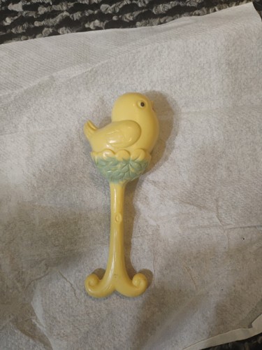 Celluloid melamine 1950s bird - celluloid/melamine,
